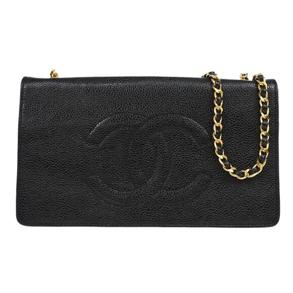 Chanel Black Calfskin Timeless CC Chain Tote Bag 134417 - Picture 1 of 9